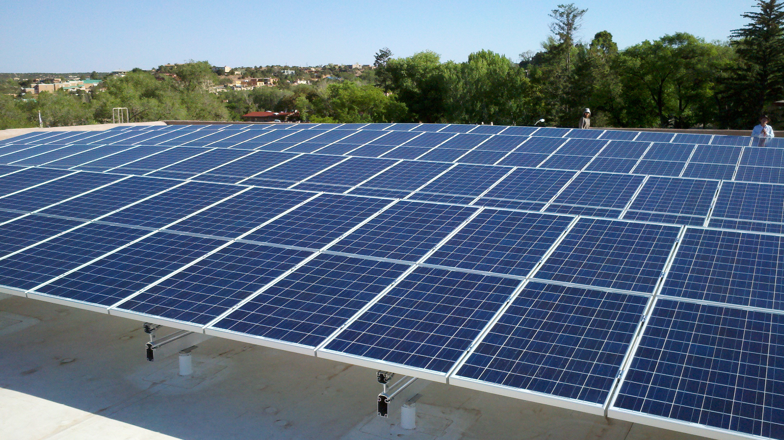 Solar Roof Piling Project